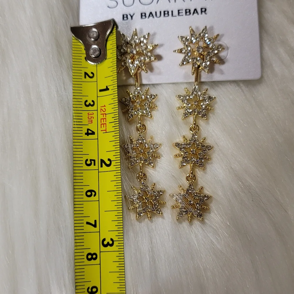 Sugarfix by bauble bar gold dangle earrings - Picture 4 of 6